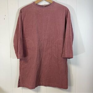 Little Beattie Kids M 8/10 Dusty Pink Corduroy Dress Shift